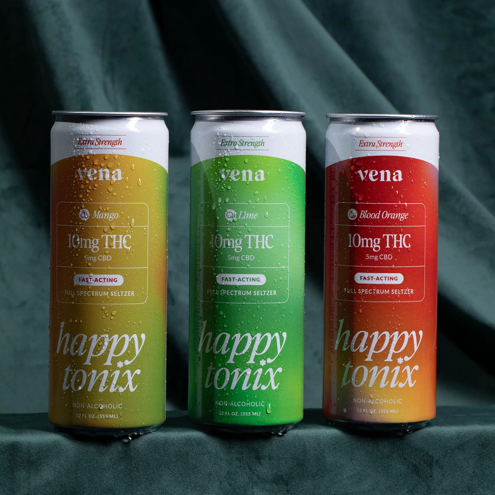 Happy Tonix 10mg THC Seltzers | Lime - Image 4