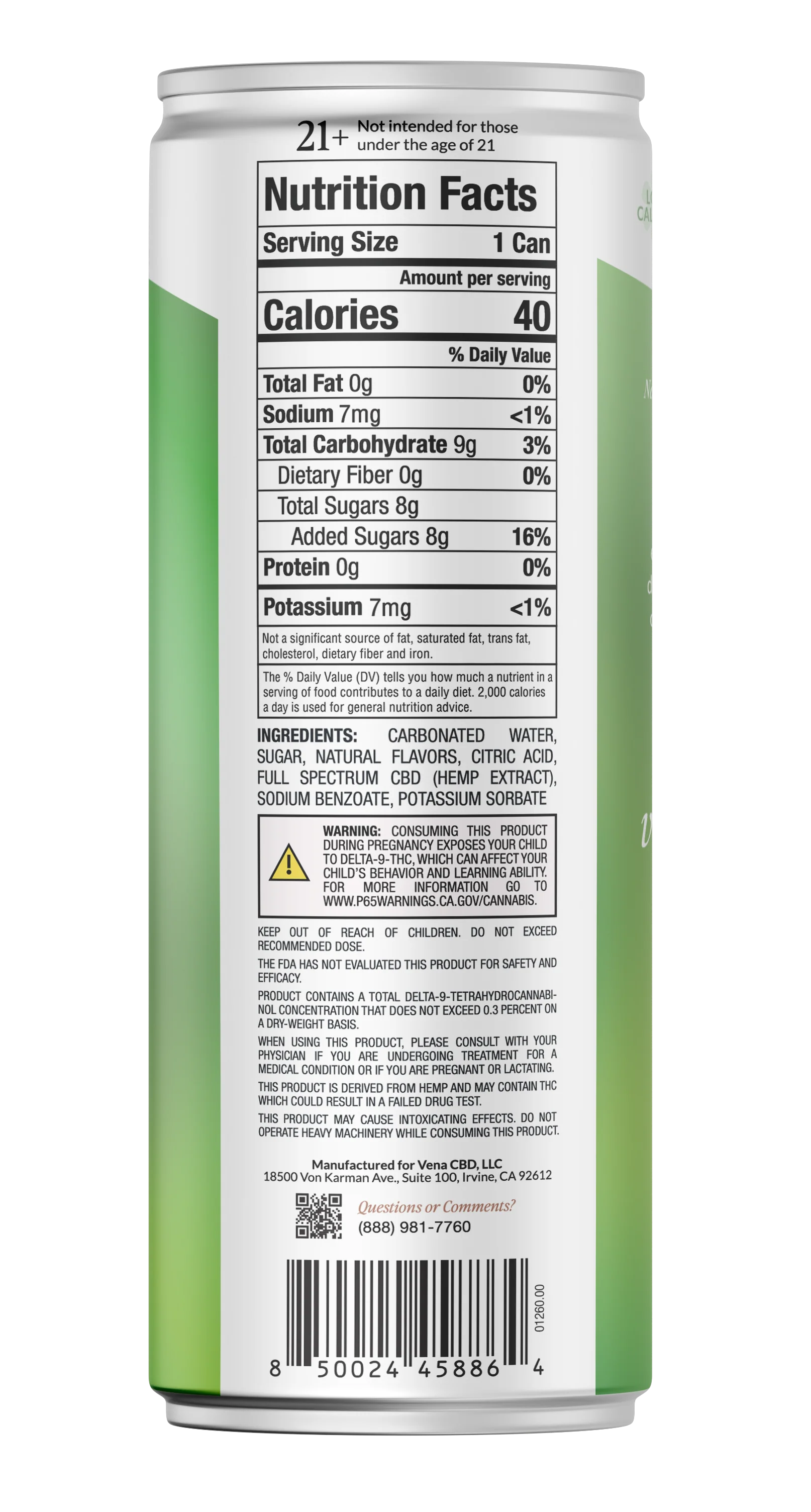 Happy Tonix 10mg THC Seltzers | Lime - Image 7