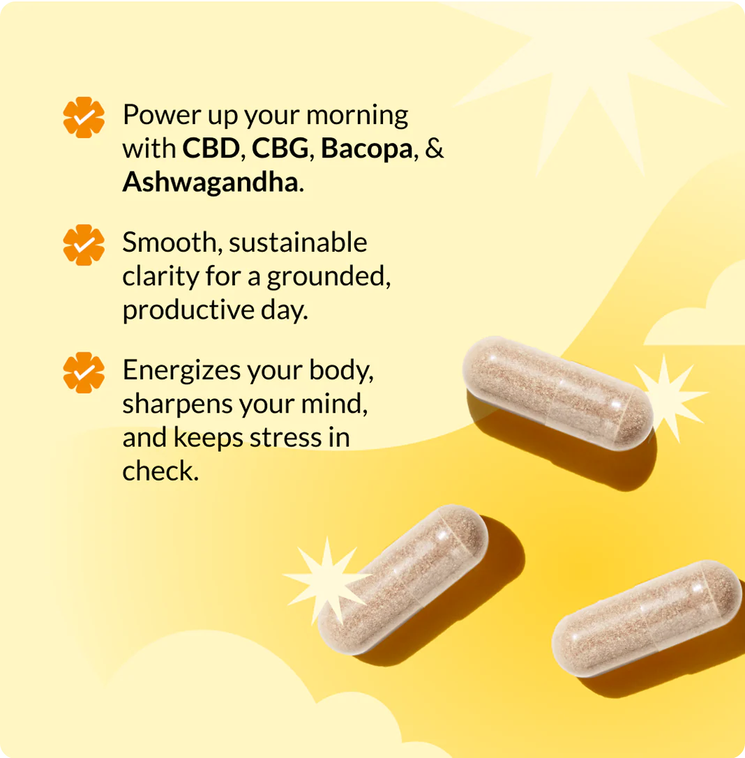 Rise + Shine CBD Capsules - Image 3